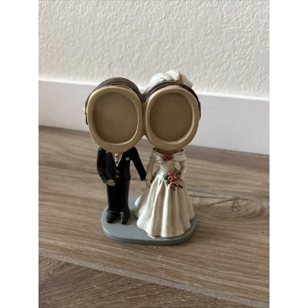 Bride and Groom Bobblehead Picture Figures 7
